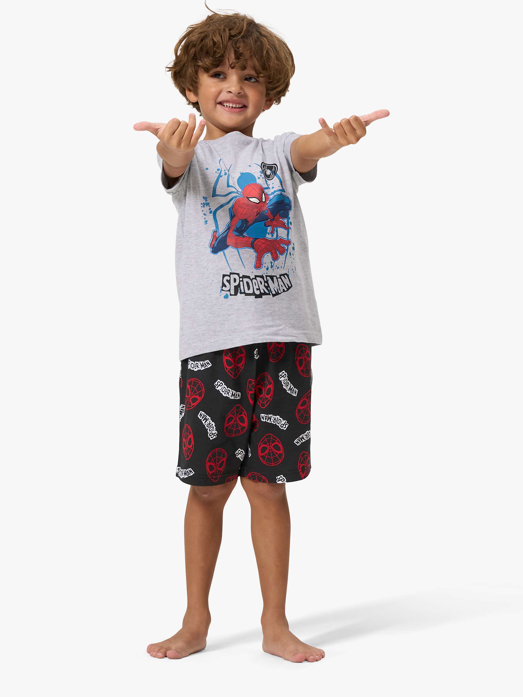 Buy Angel & Rocket Kids' Spider-Man Pyjamas, Multi Online at johnlewis.com