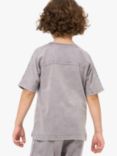 Angel & Rocket Kids' Evan Acid Washed T-Shirt, Grey