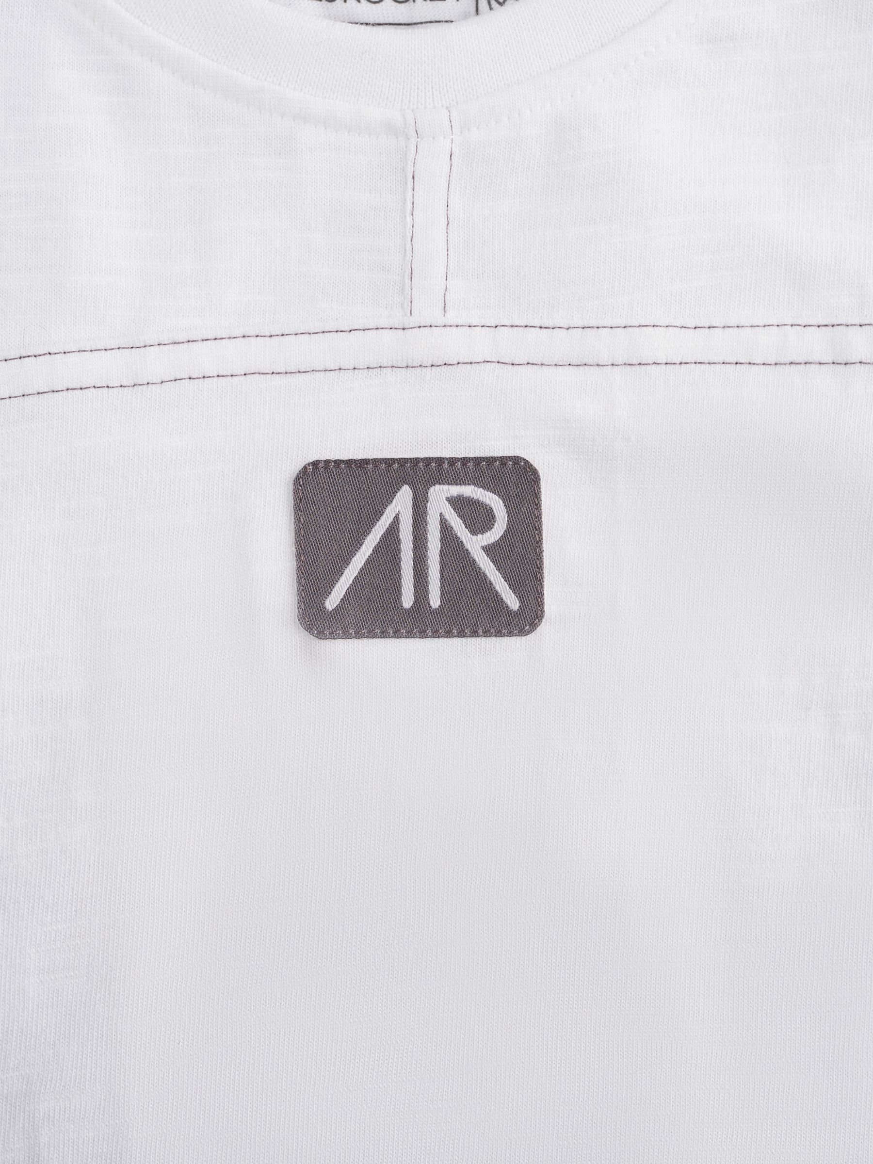 Angel & Rocket Kids' Evan Cotton Slub T-Shirt, White at John Lewis ...