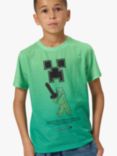 Angel & Rocket Kids'  Minecraft Graphic T-Shirt, Green