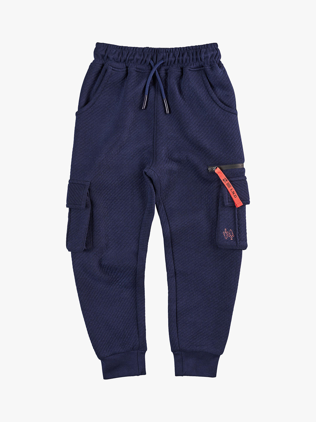 Angel & Rocket Kids' Frank Quilted Jersey Joggers, Navy