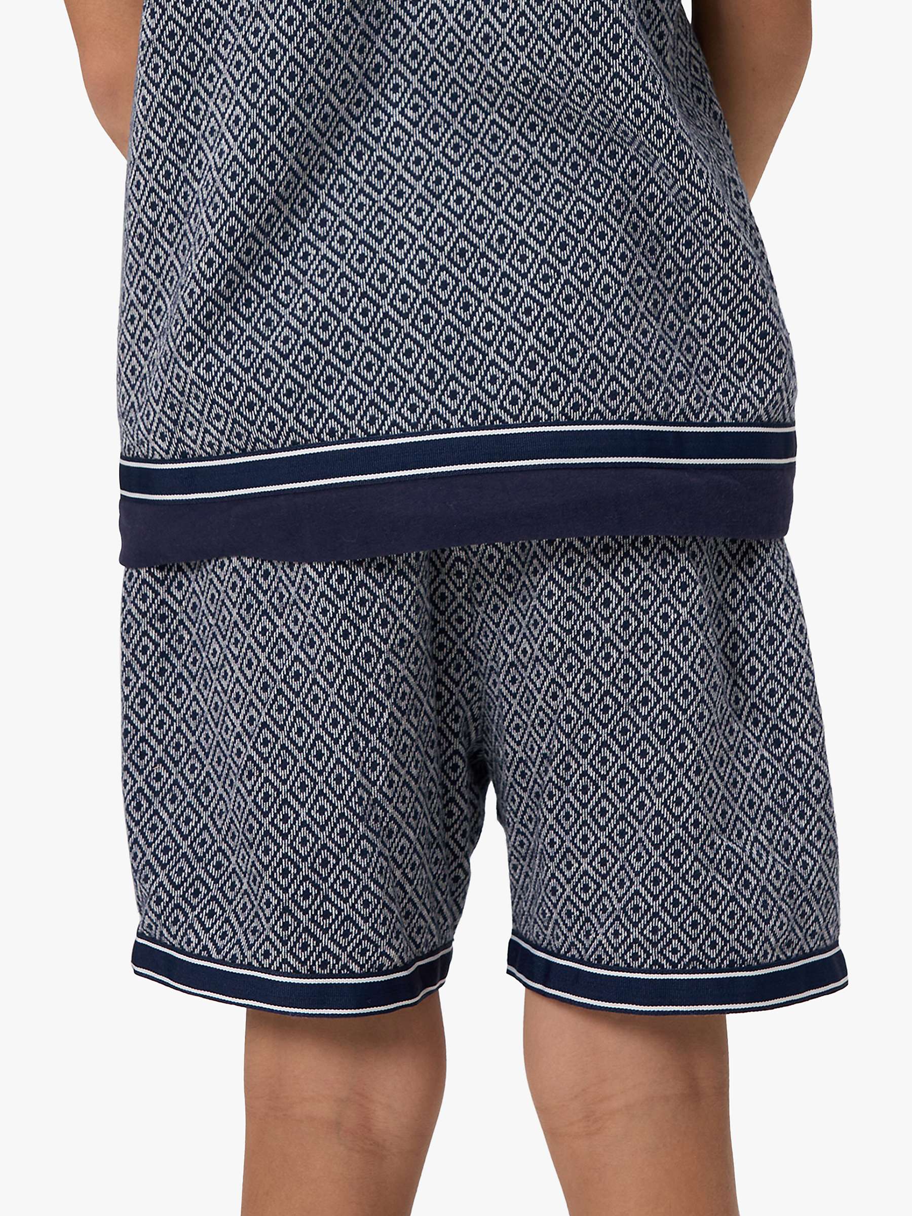 Buy Angel & Rocket Kids' Vincent Patterned Shorts, Blue Online at johnlewis.com