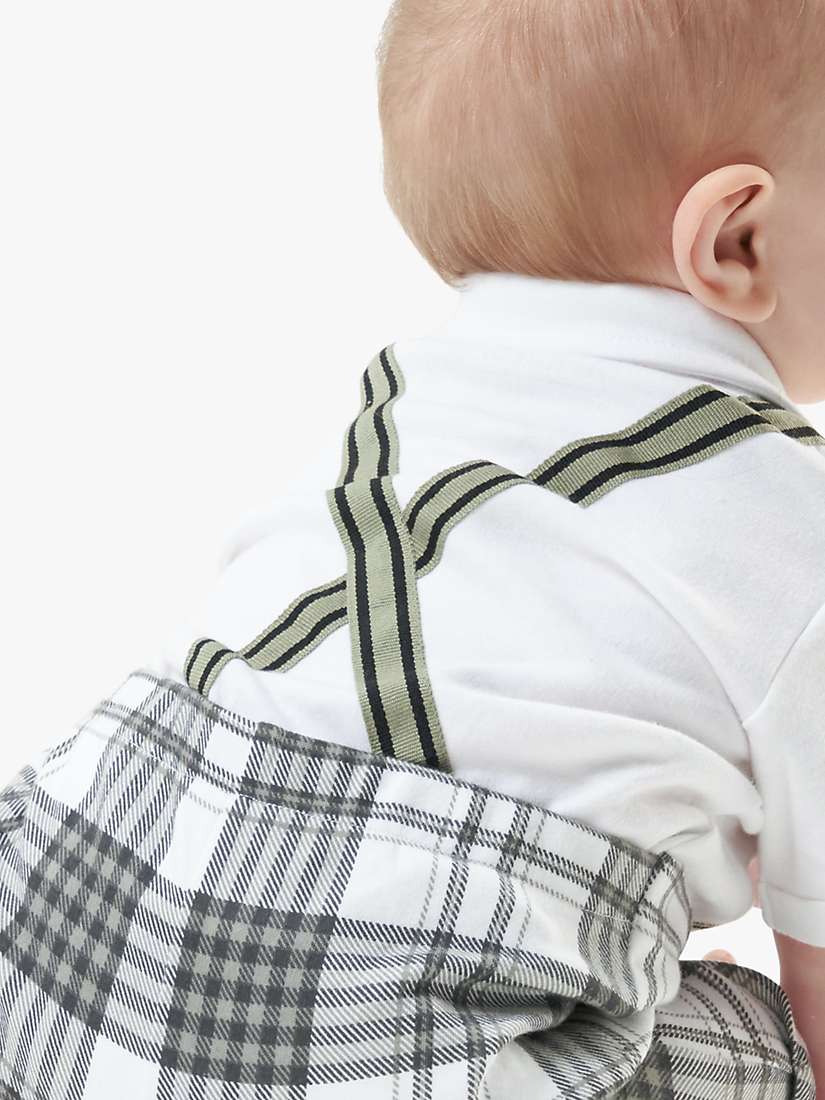 Buy Angel & Rocket Baby Rowen Smart Bow Tie Set, Grey/White Online at johnlewis.com