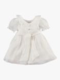 Angel & Rocket Baby Gracie Frill Collar Tie Sash Dress, Cream