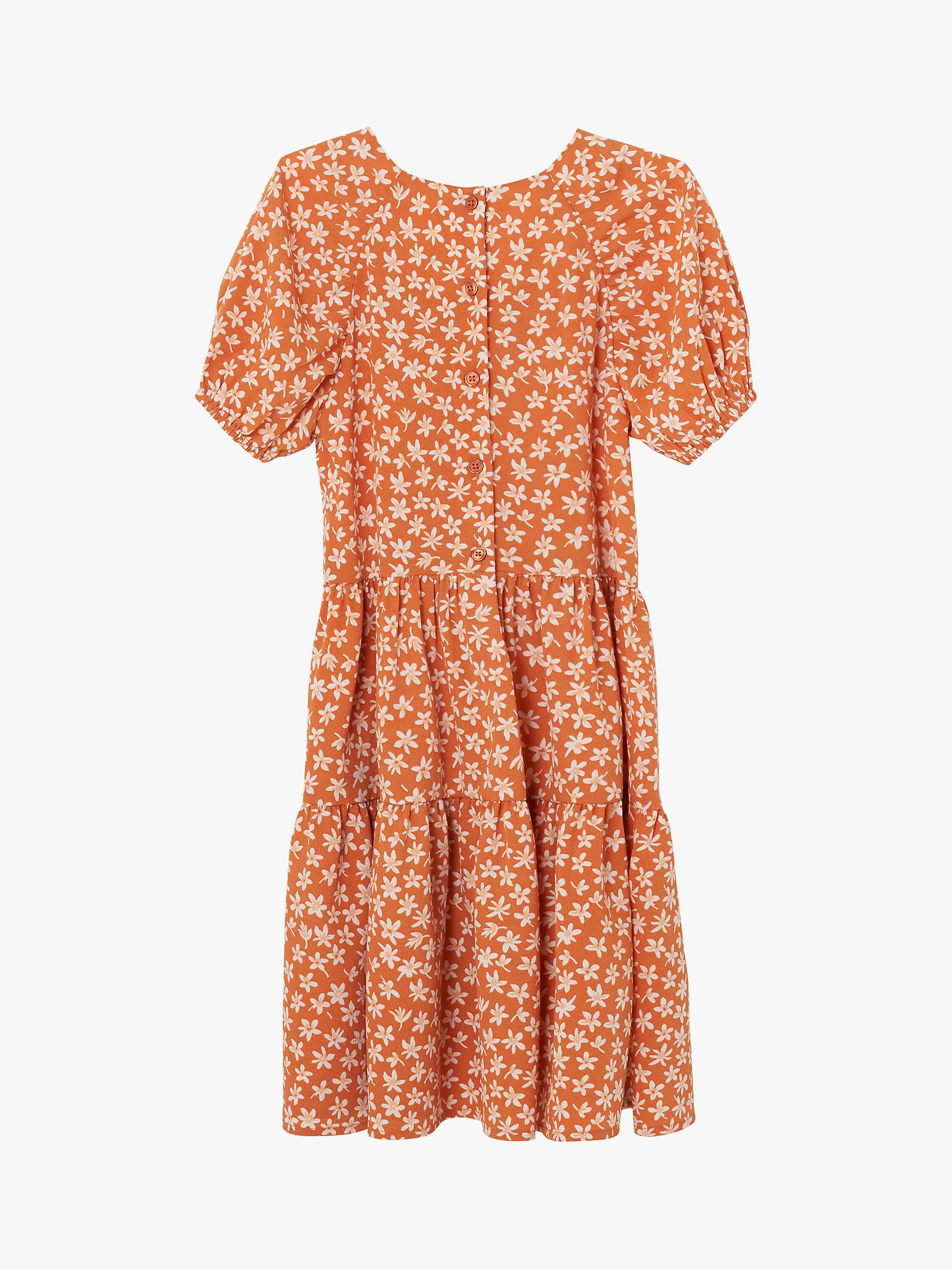 Buy Angel & Rocket Pippa Ditsy Floral Dress, Orange Online at johnlewis.com