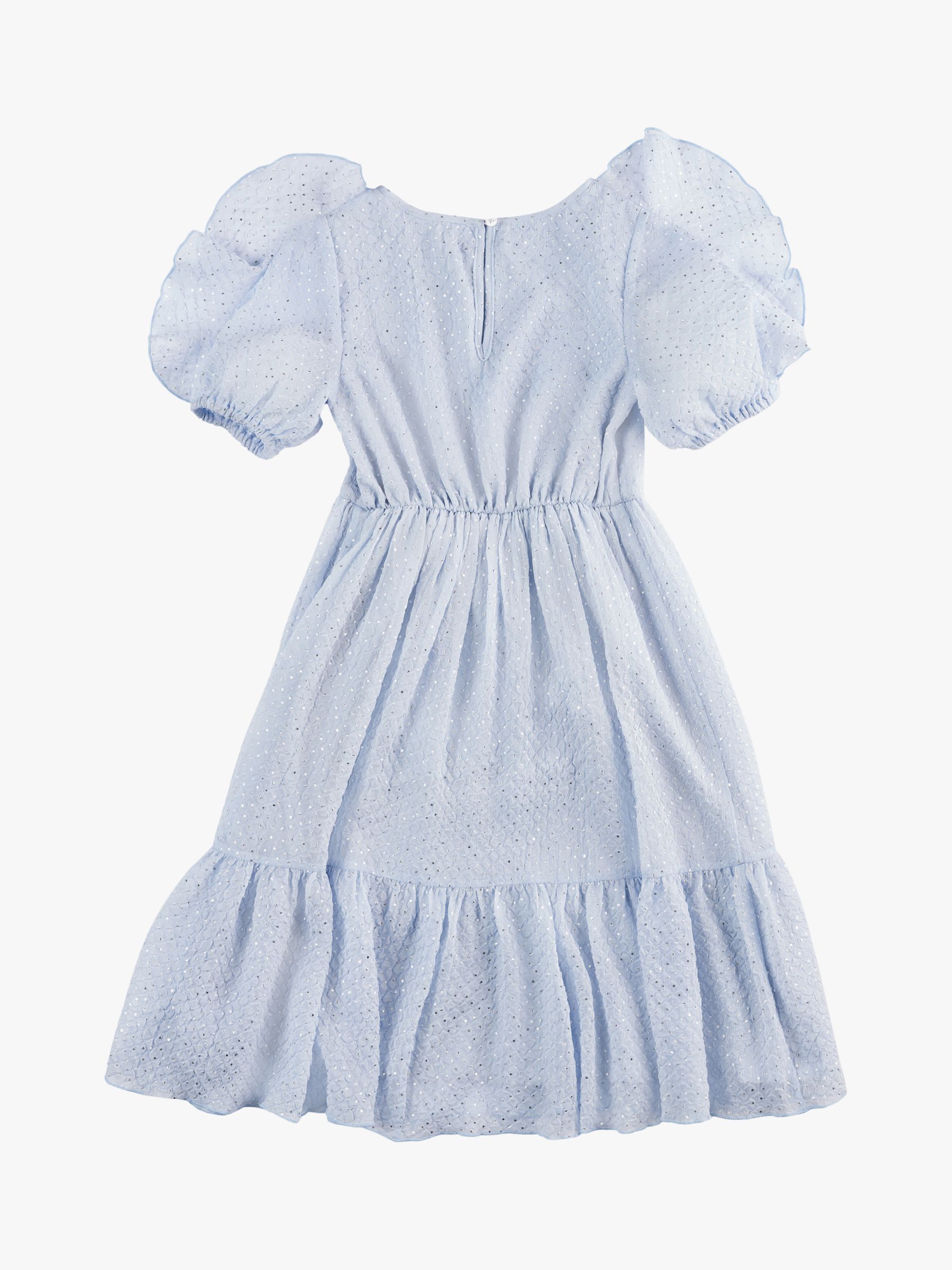 Angel & Rocket Kids' Boho Midi Dress, Blue, 2 years
