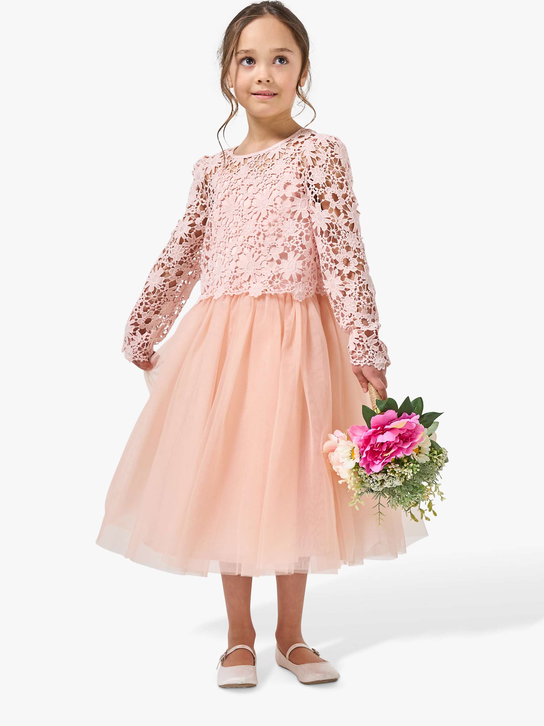 Buy Angel & Rocket Kids' Odette Ballerina Lace Dress Online at johnlewis.com