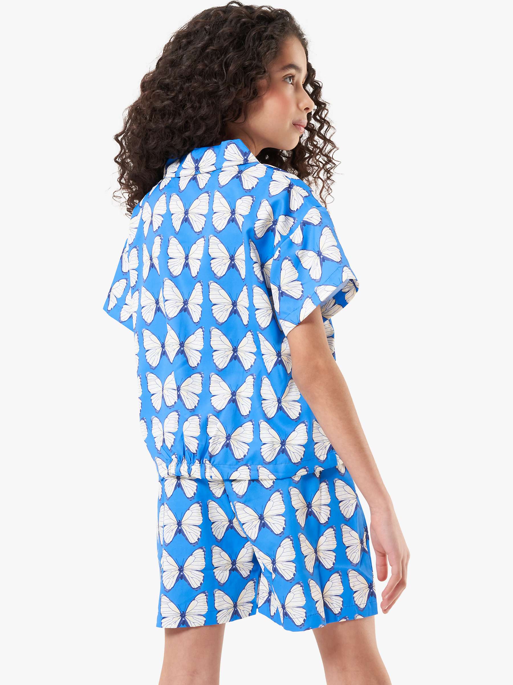 Buy Angel & Rocket Bea Woven Butterfly Shirt, Blue Online at johnlewis.com