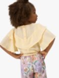 Angel & Rocket Kids' Maya Textured Woven Top, Yellow