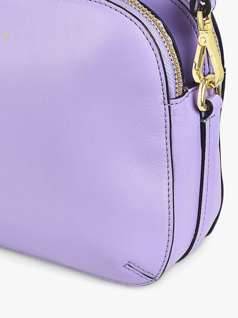 Radley Dukes Place Grained Leather Medium Crossbody Bag, Cerise at John  Lewis & Partners