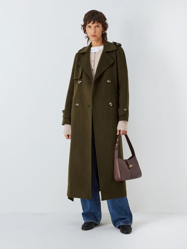 Khaki overcoat store