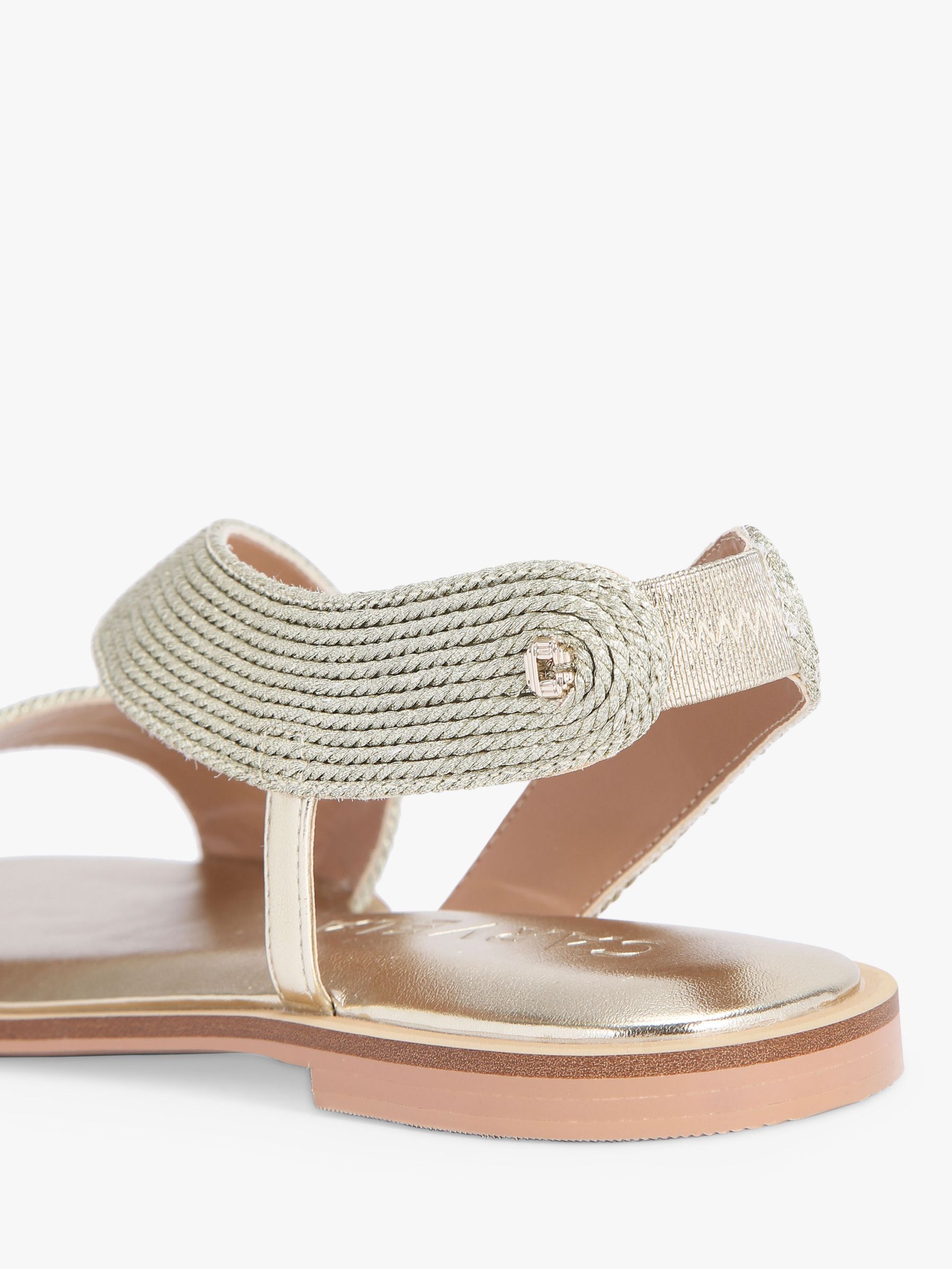 Buy Carvela Gala Sandals, Gold Online at johnlewis.com