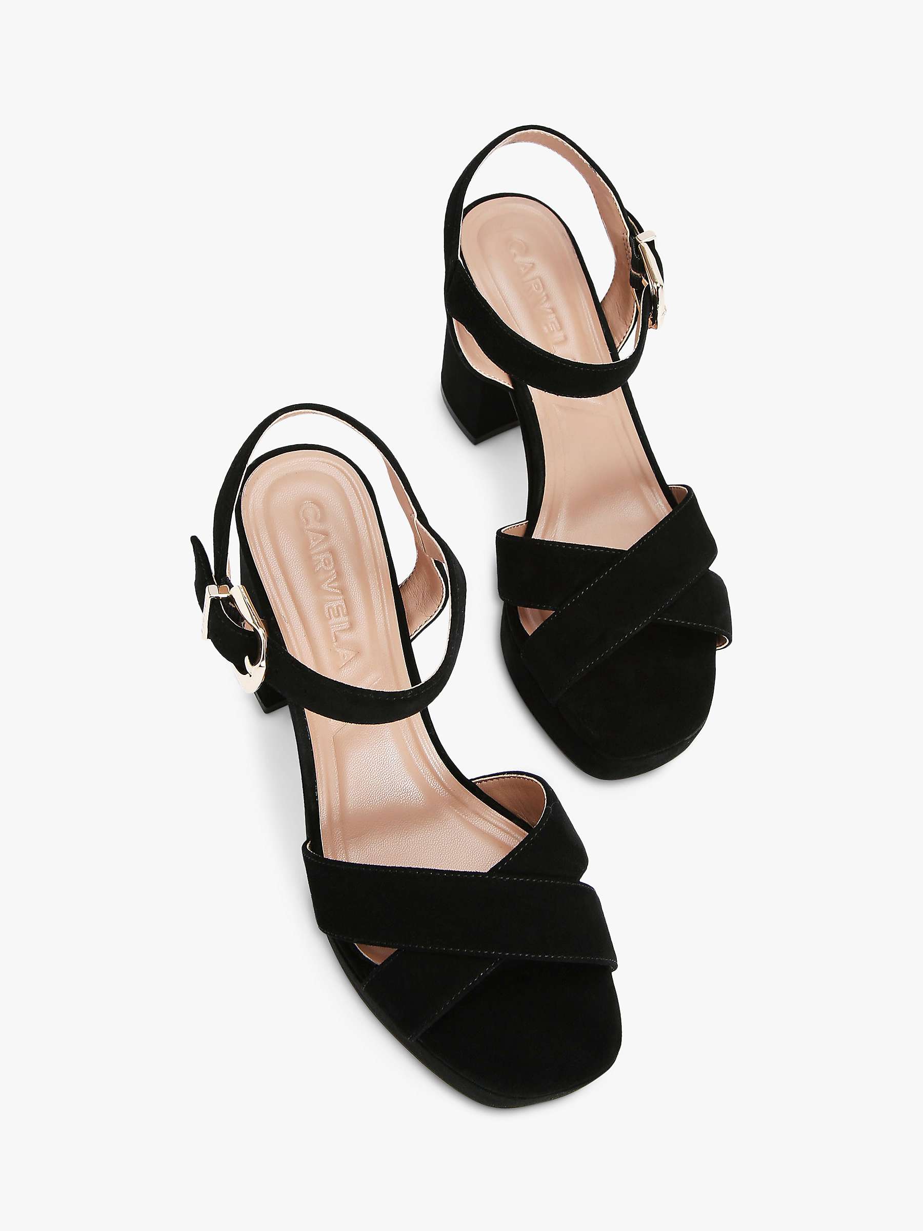 Buy Carvela Serafina Platform Heel Sandals Online at johnlewis.com
