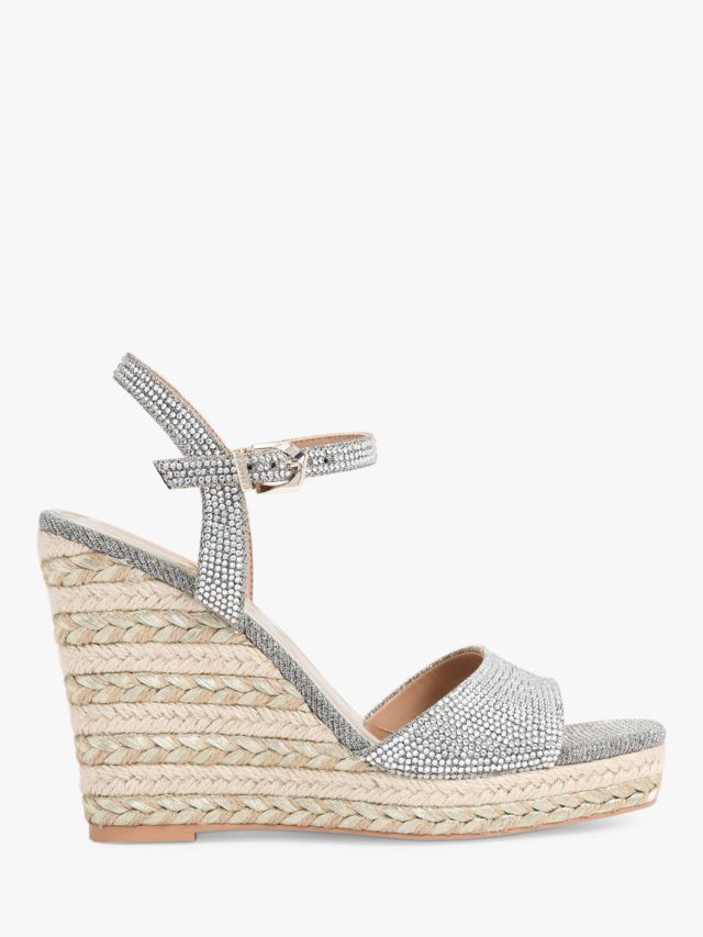 Diamante wedge store sandals