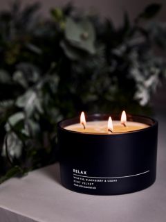 Mint Velvet Relax Three Wick Candle, 220g, One Size