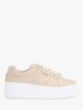 Carvela Connected Flatform Chunky Trainers, Natural Taupe