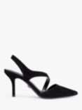 Carvela Symmetry Suede Court Shoes, Black