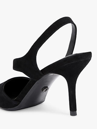 Carvela Symmetry Suede Court Shoes, Black