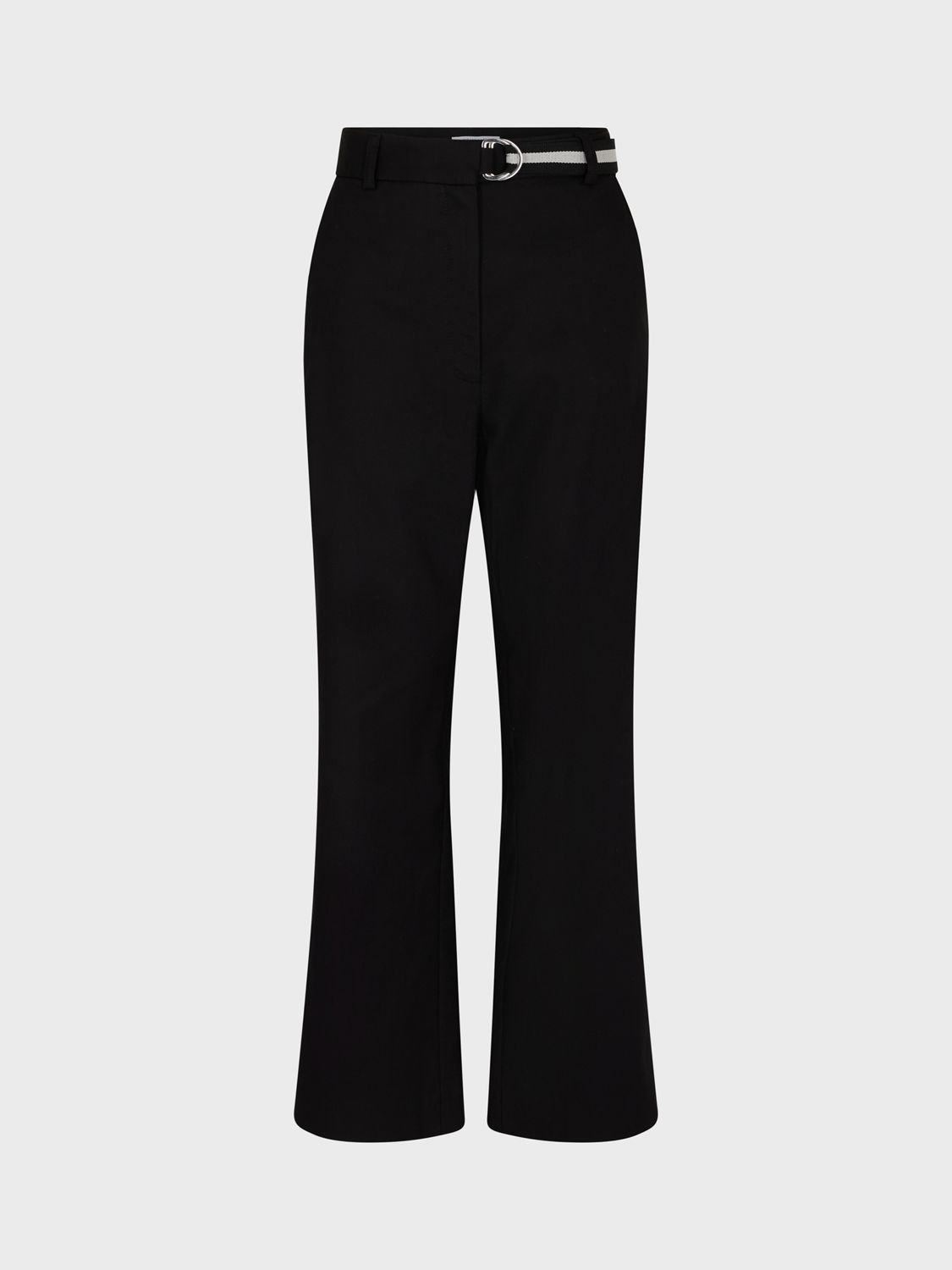 Gerard Darel Eileen Cotton Trousers, Black at John Lewis & Partners