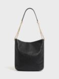 Gerard Darel Charlotte Leather Handbag, Black