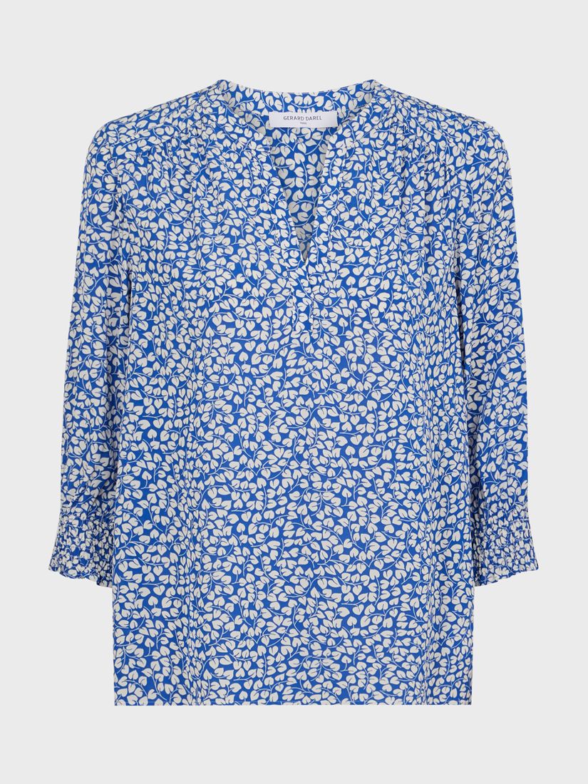 Gerard Darel Chantelle Blouse, Blue at John Lewis & Partners