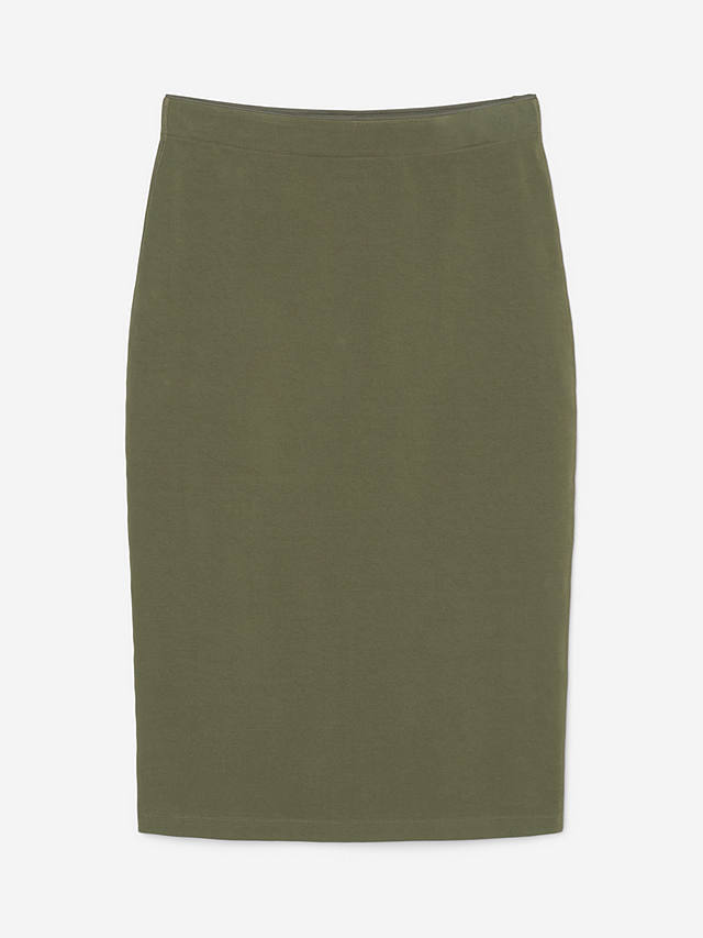 Marc O'Polo Jersey Midi Skirt, Wild Olive