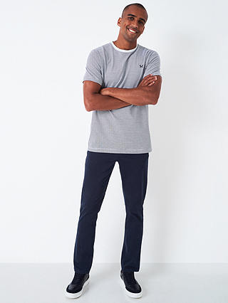 Crew Clothing Straight Fit Chinos, Navy Blue