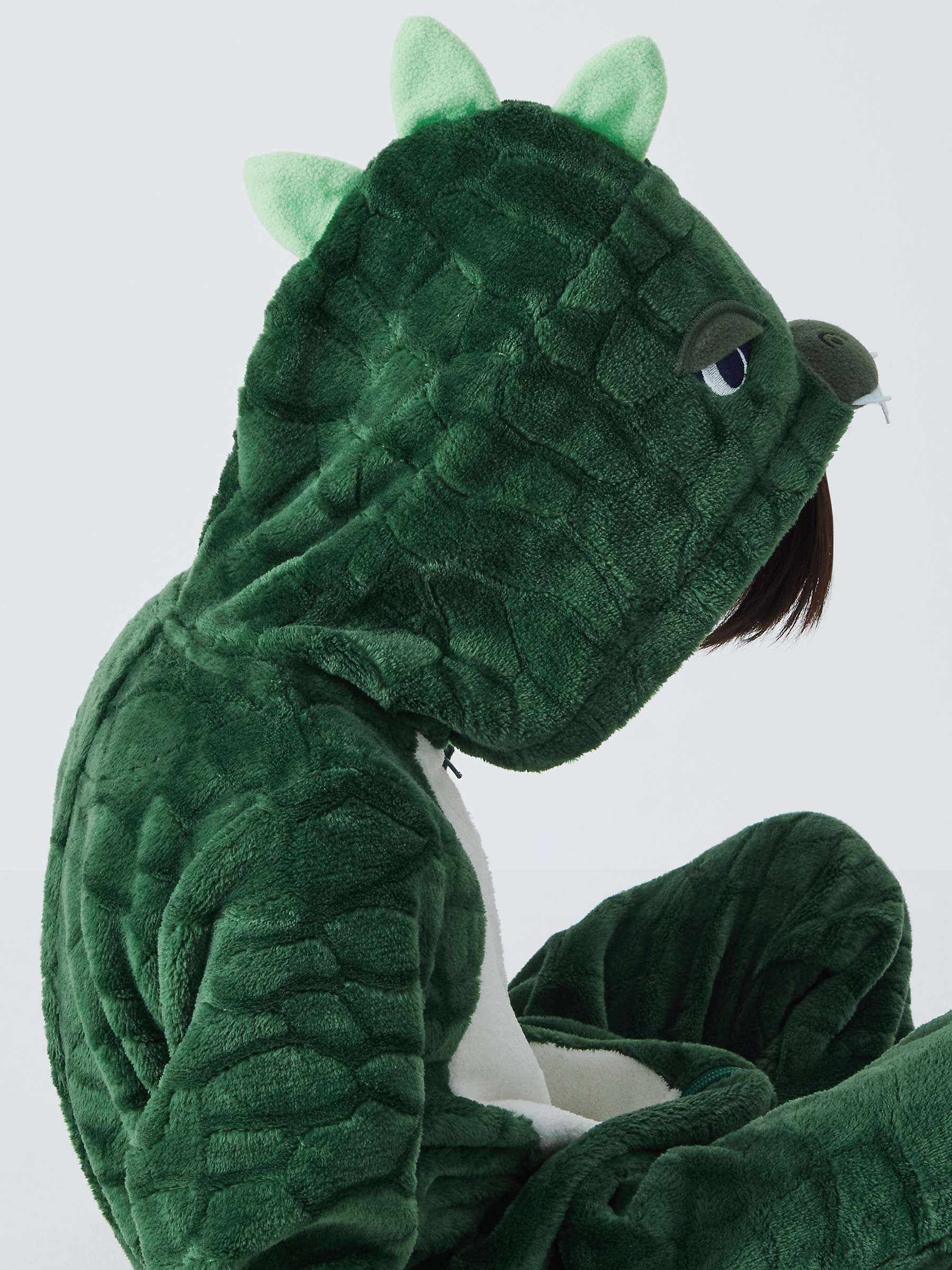 Buy John Lewis Kids' Crocodile Onesie, Green Online at johnlewis.com