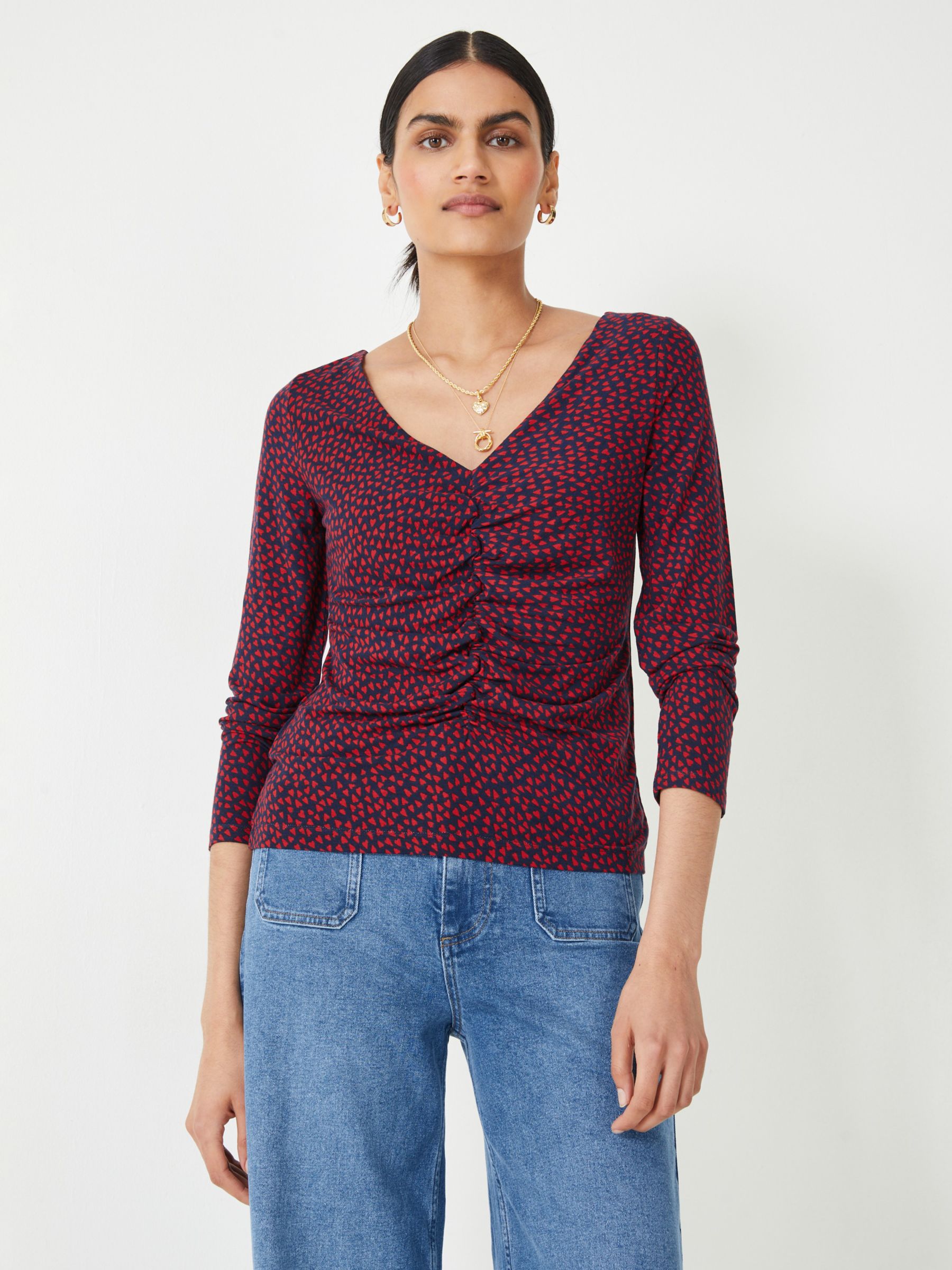 Heart Print Women's Shirts & Tops | John Lewis & Partners