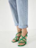 HUSH Rio Stiletto Heeled Sandals, Green