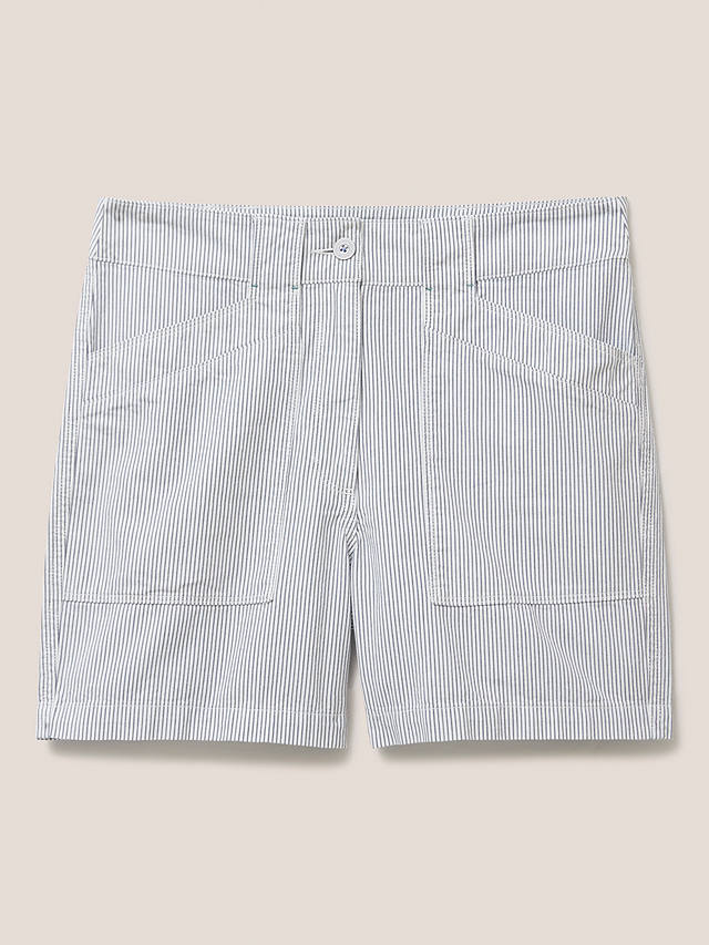 White Stuff Tessa Chino Shorts, Ivory Multi