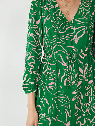 HUSH Rosa Painted Tropical Floral Dress, Green