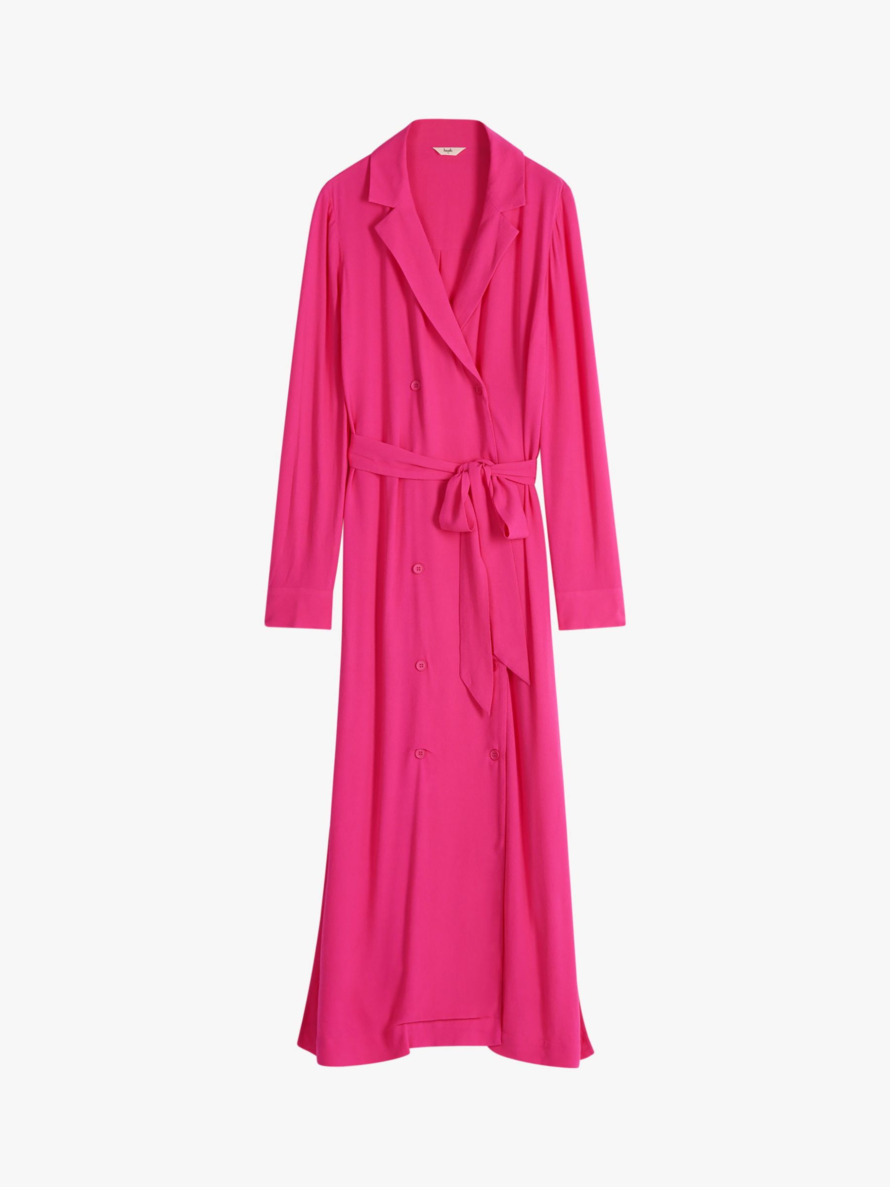 Buy HUSH Jillian Wrap Midi Dress, Beetroot Online at johnlewis.com