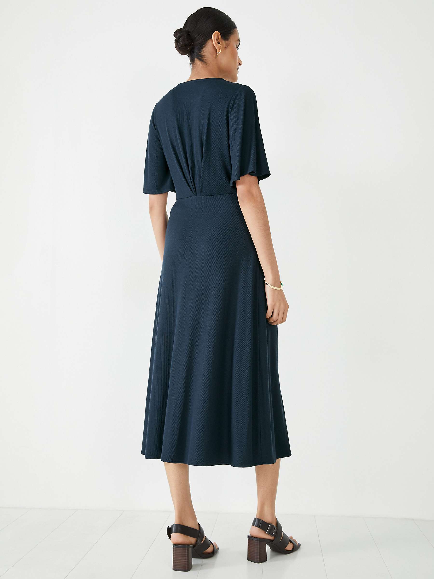 Buy HUSH Louisa Jersey Dress, Midnight Online at johnlewis.com