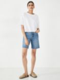 HUSH Lloyd Boyfriend Denim Shorts, Mid Authentic Wash