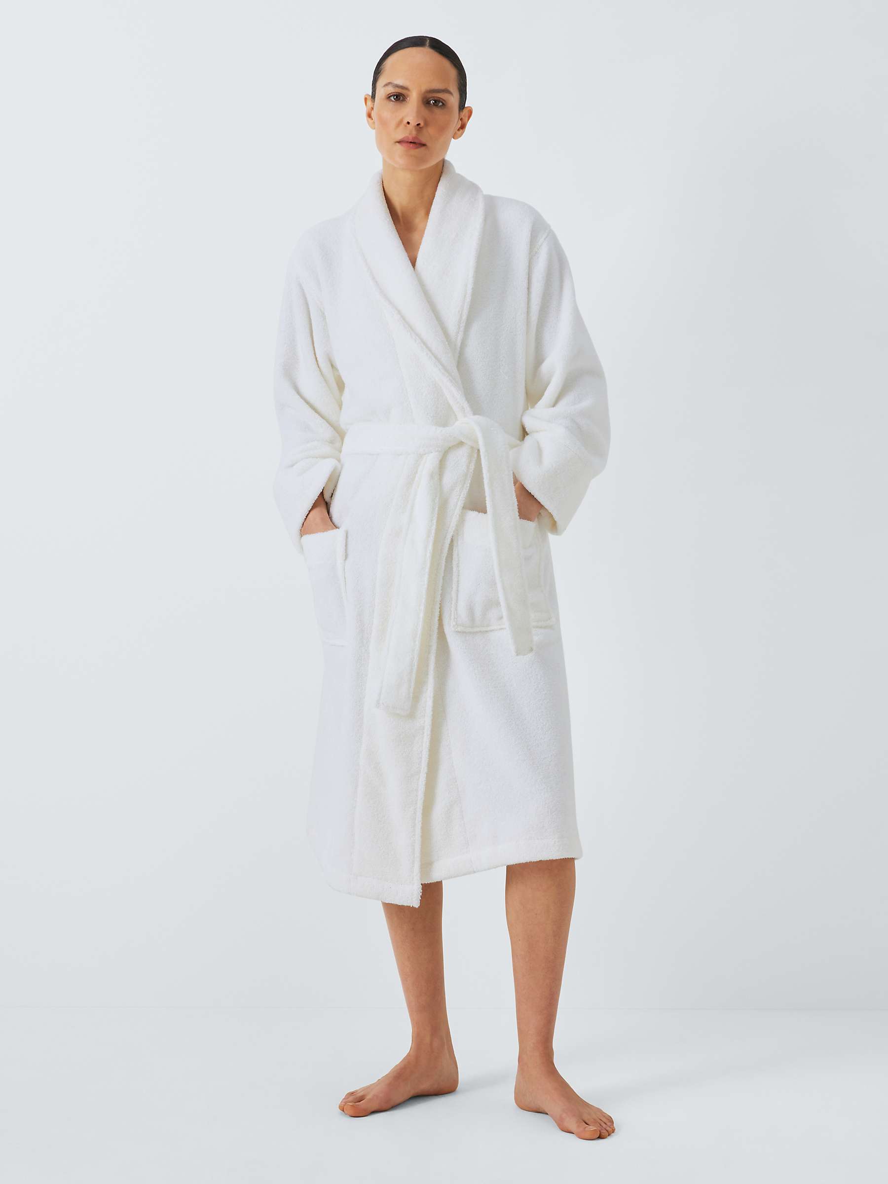 Buy John Lewis Cotton Silk Bath Robe Online at johnlewis.com