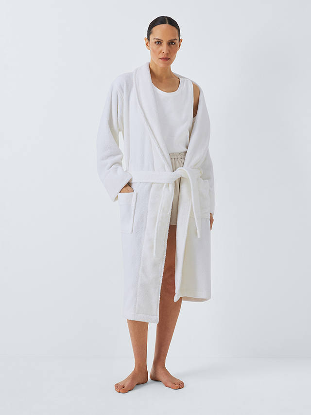 John Lewis Cotton Silk Bath Robe
