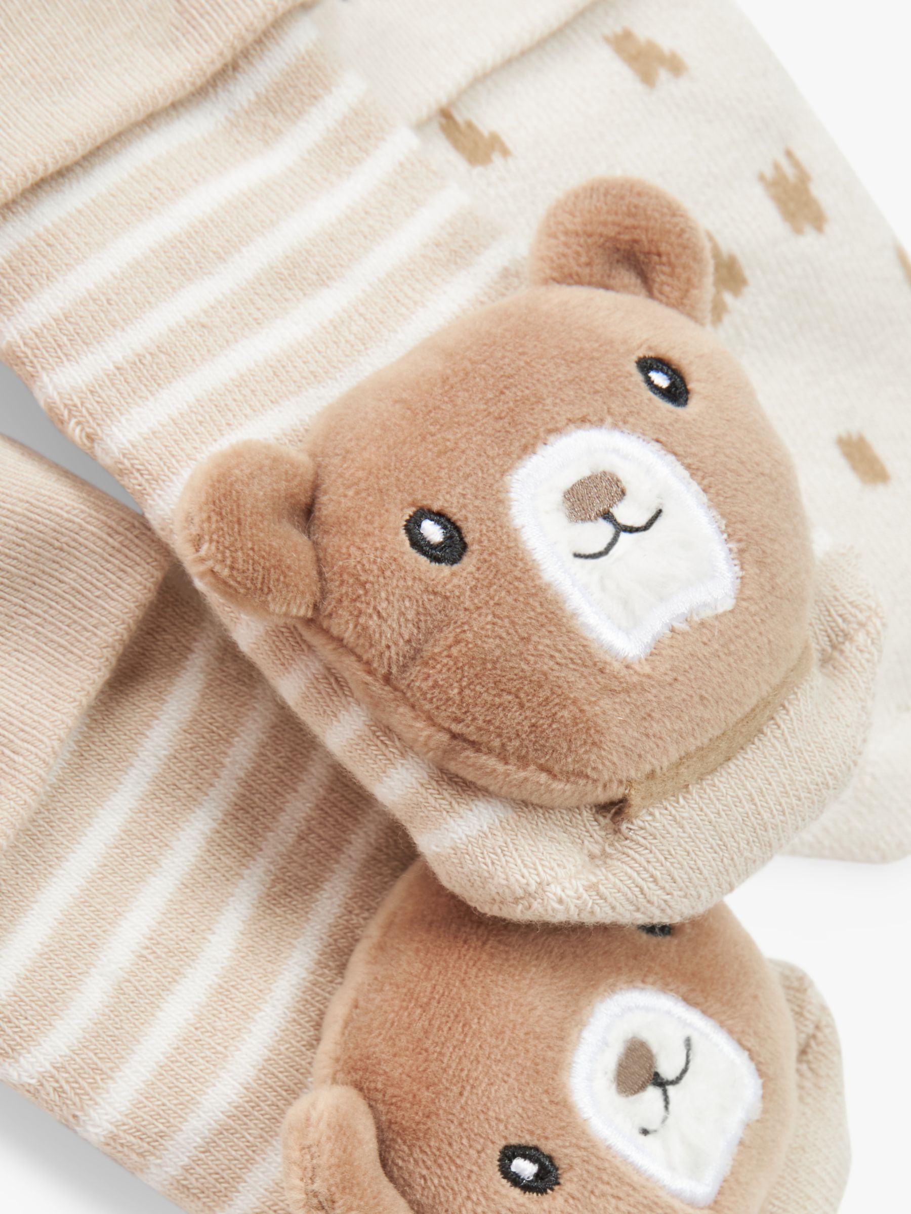 Buy Cuddly Bear Cotton Grey Socks For Kids Online