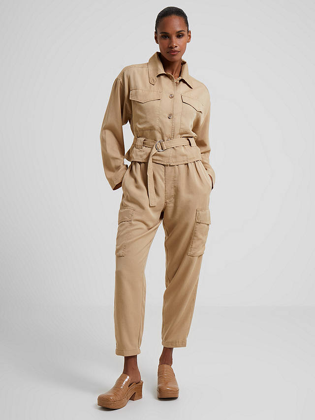 French Connection Elkie Twill Combat Jacket, Incense at John Lewis ...
