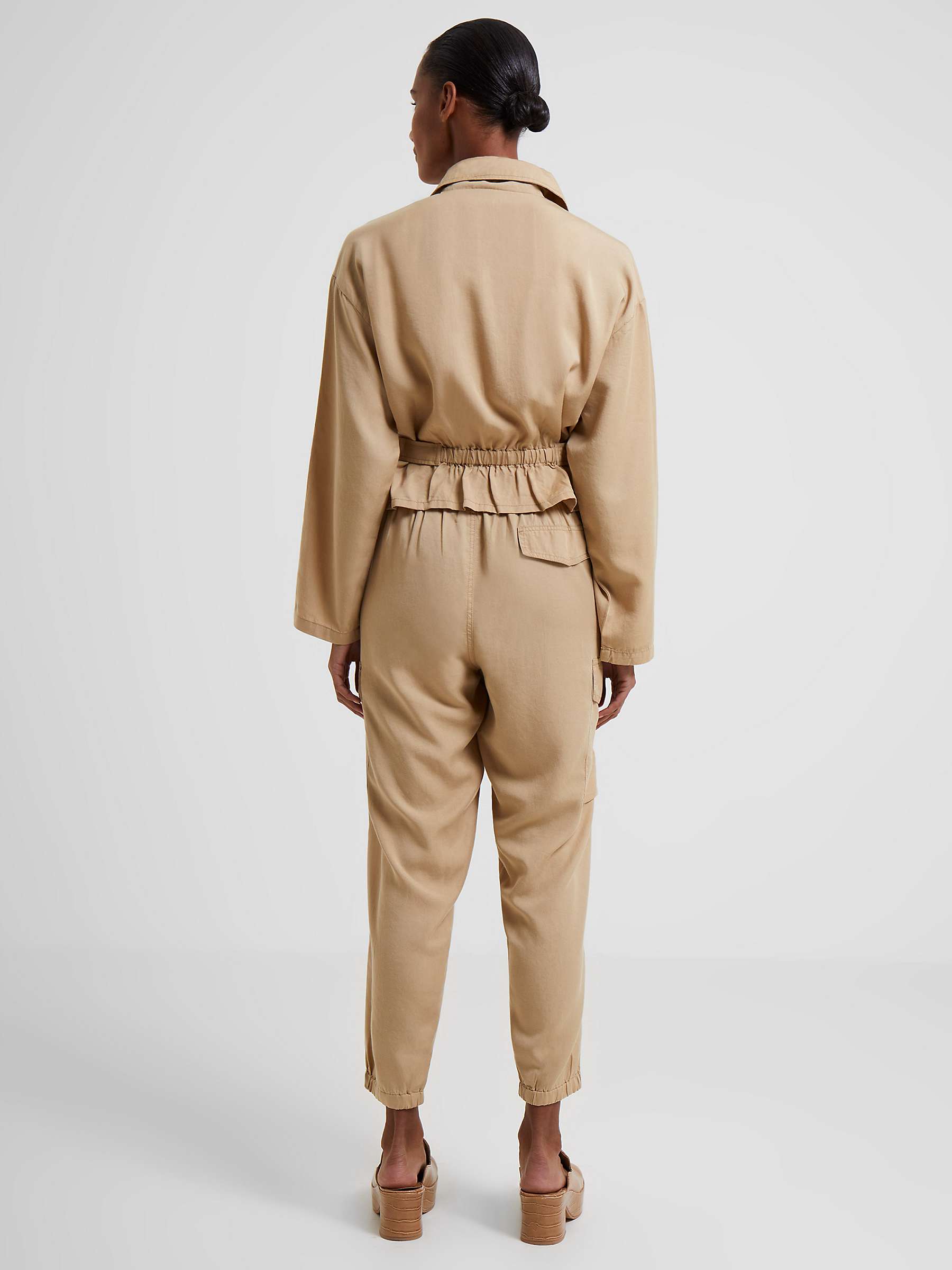 Buy French Connection Elkie Twill Combat Jacket, Incense Online at johnlewis.com