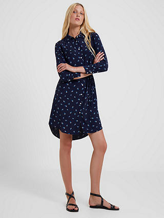 French Connection Cecilia Shirt Dress, Marine