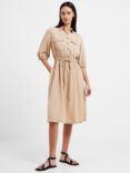 French Connection Elkie Drawstring Twill Dress