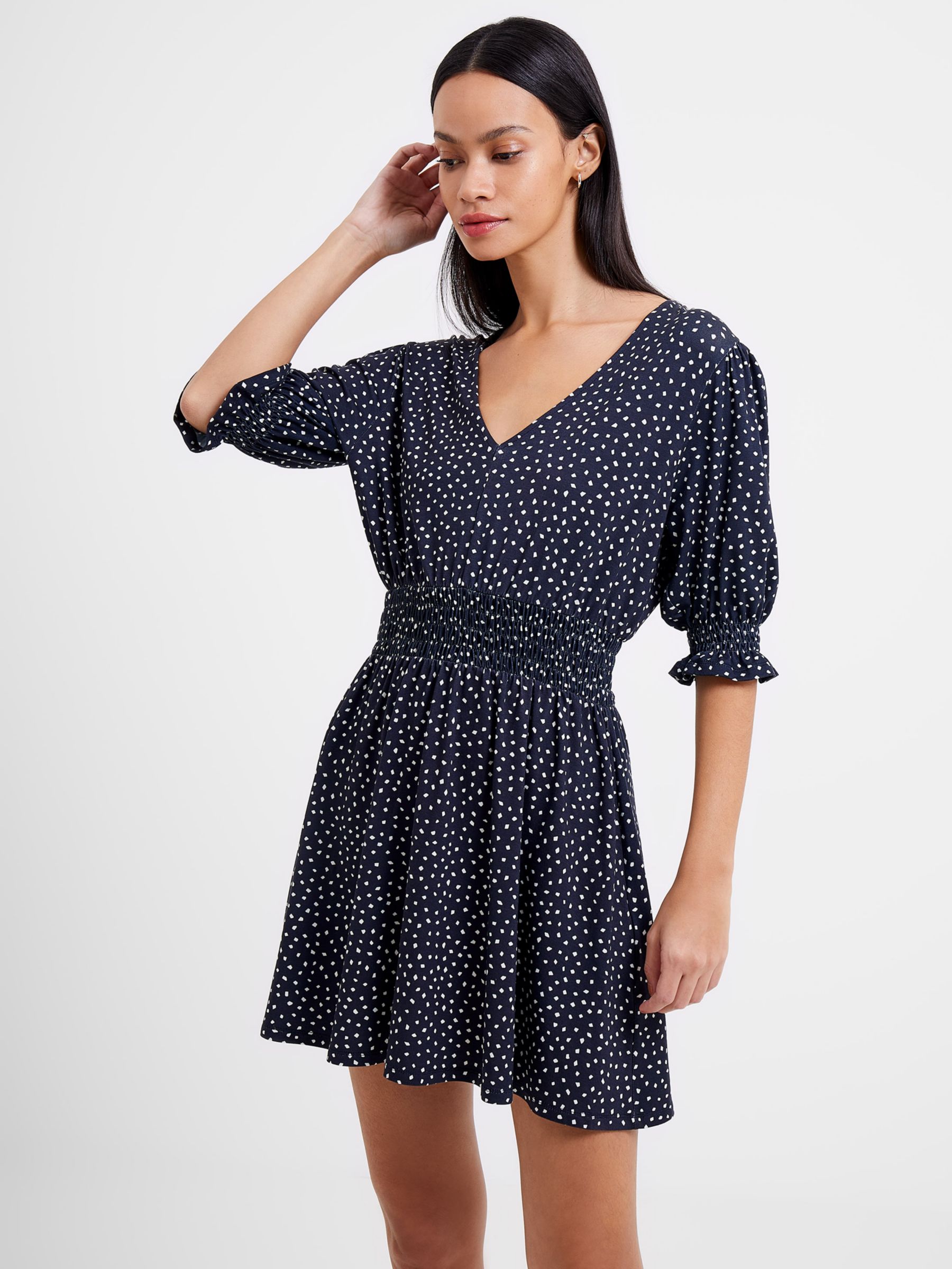 French Connection Meadow Cadie Mini Dress, Marine at John Lewis & Partners