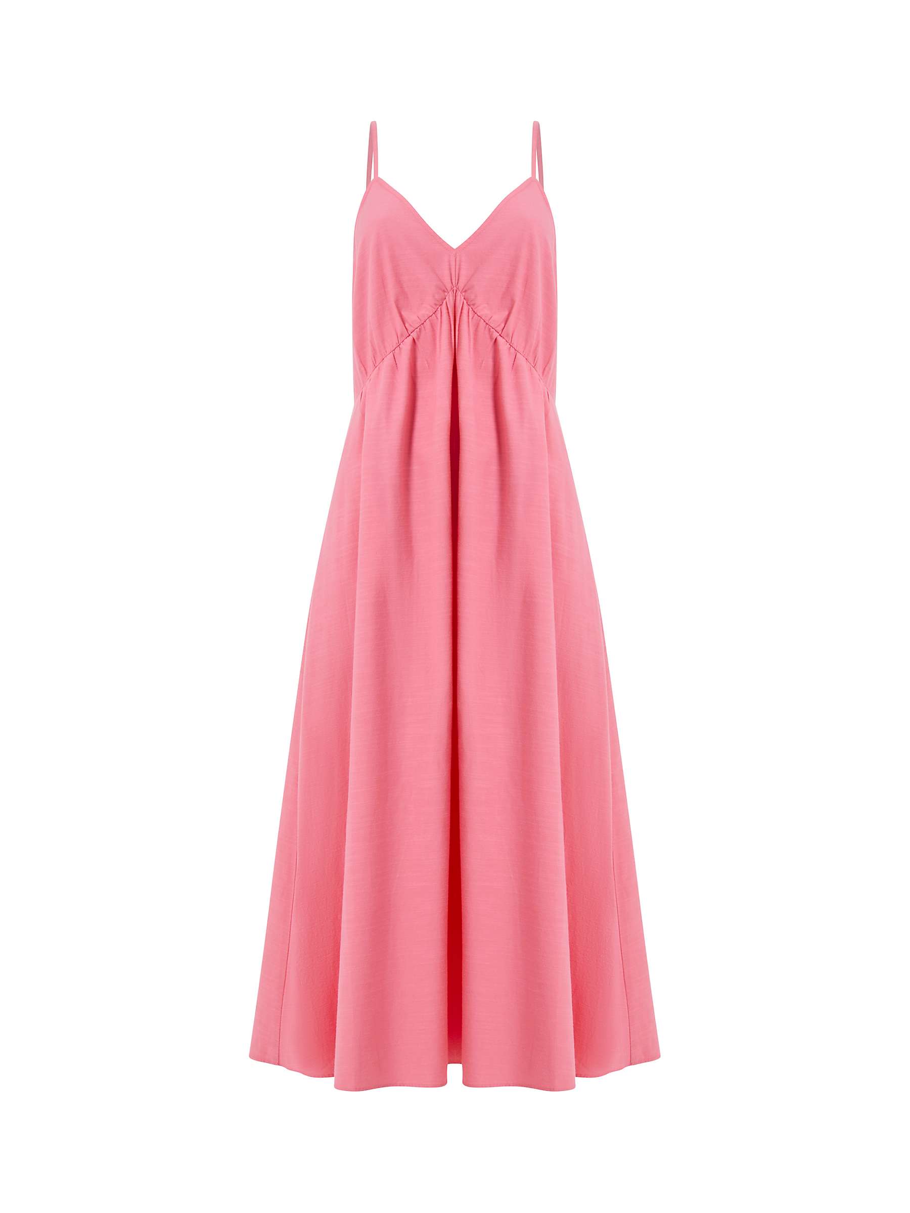 French Connection Alania Lyocell Blend Sun Dress, Rose at John Lewis ...