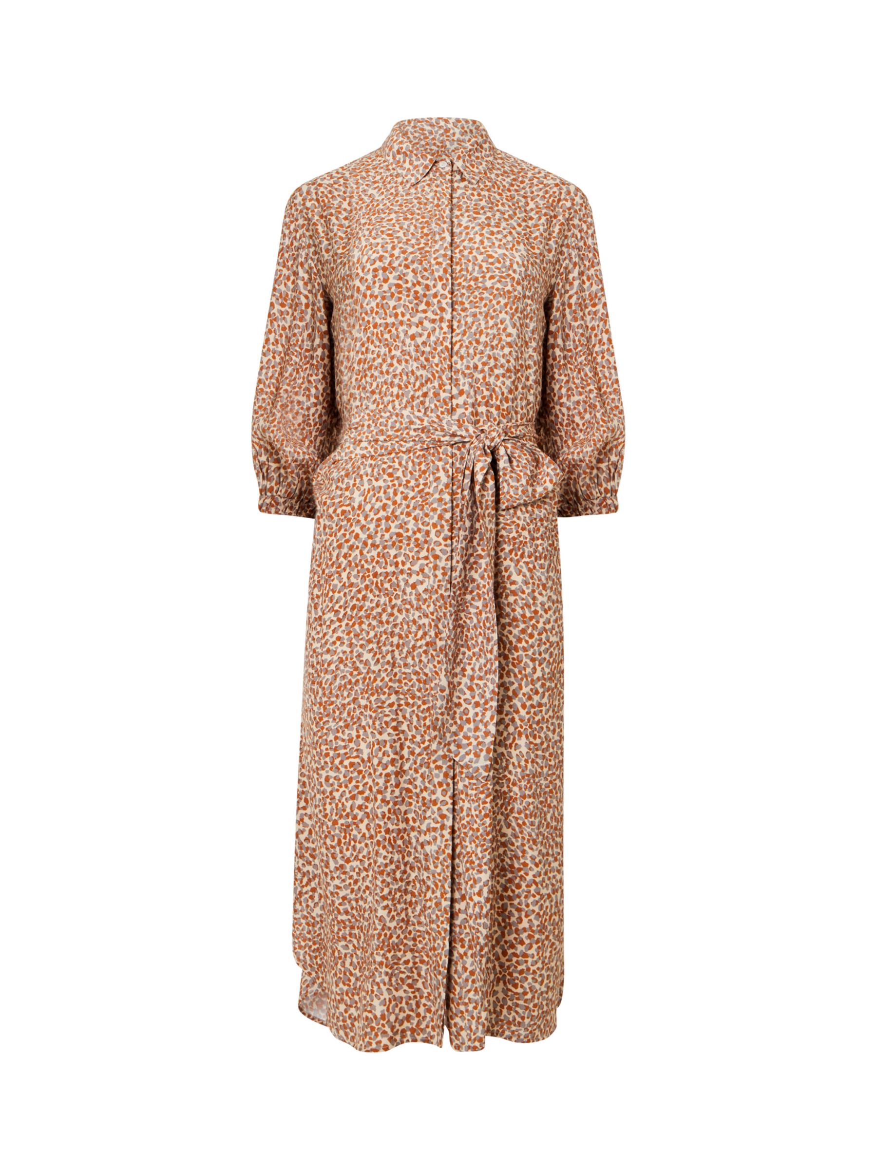 Buy French Connection Cadie Delph Drape Shirt Dress Online at johnlewis.com