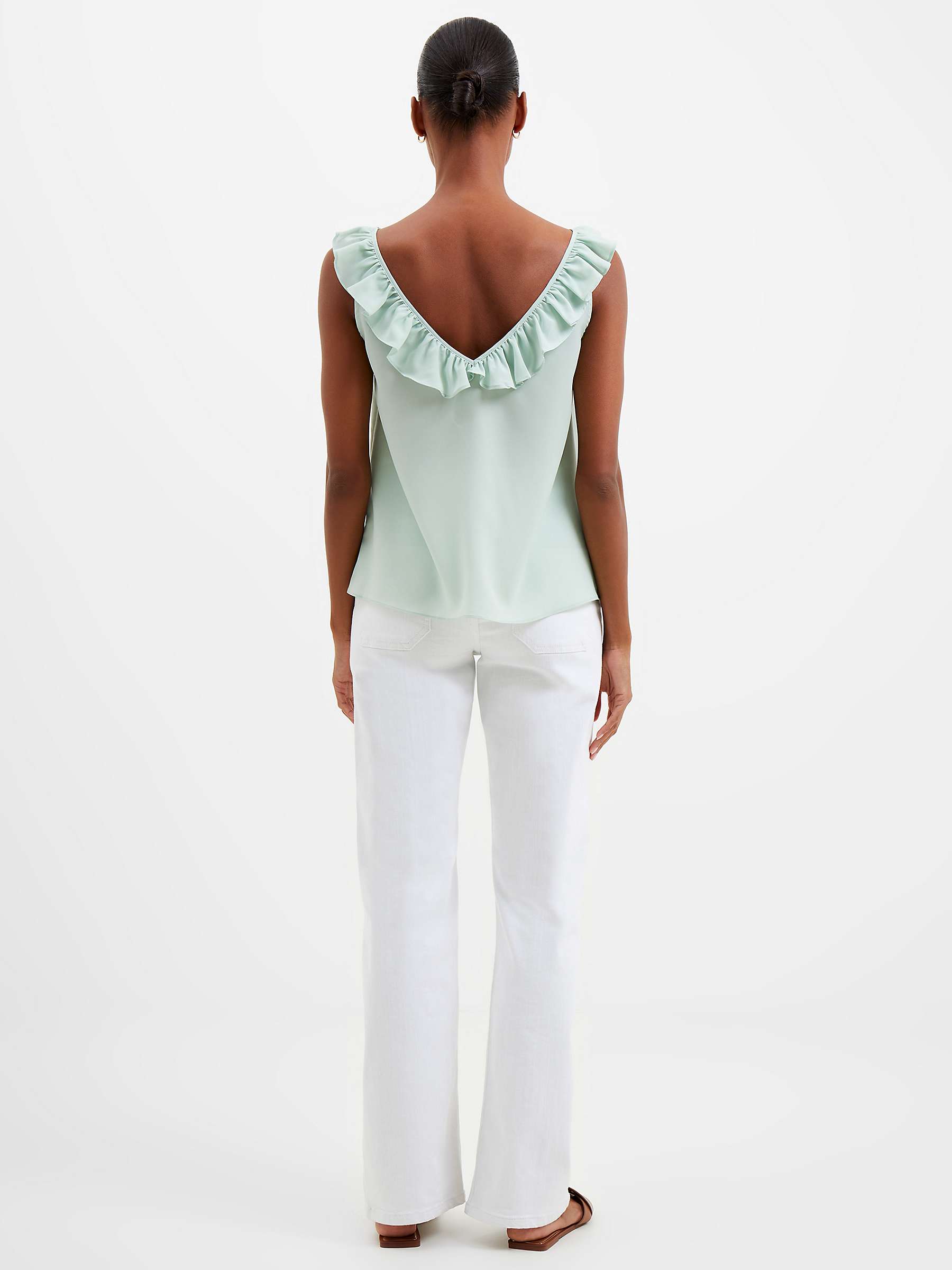 Buy French Connection Recycled Crepe Light Ruffle Cami Online at johnlewis.com