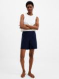French Connection Alania Lyocell Blend Shorts, Marine