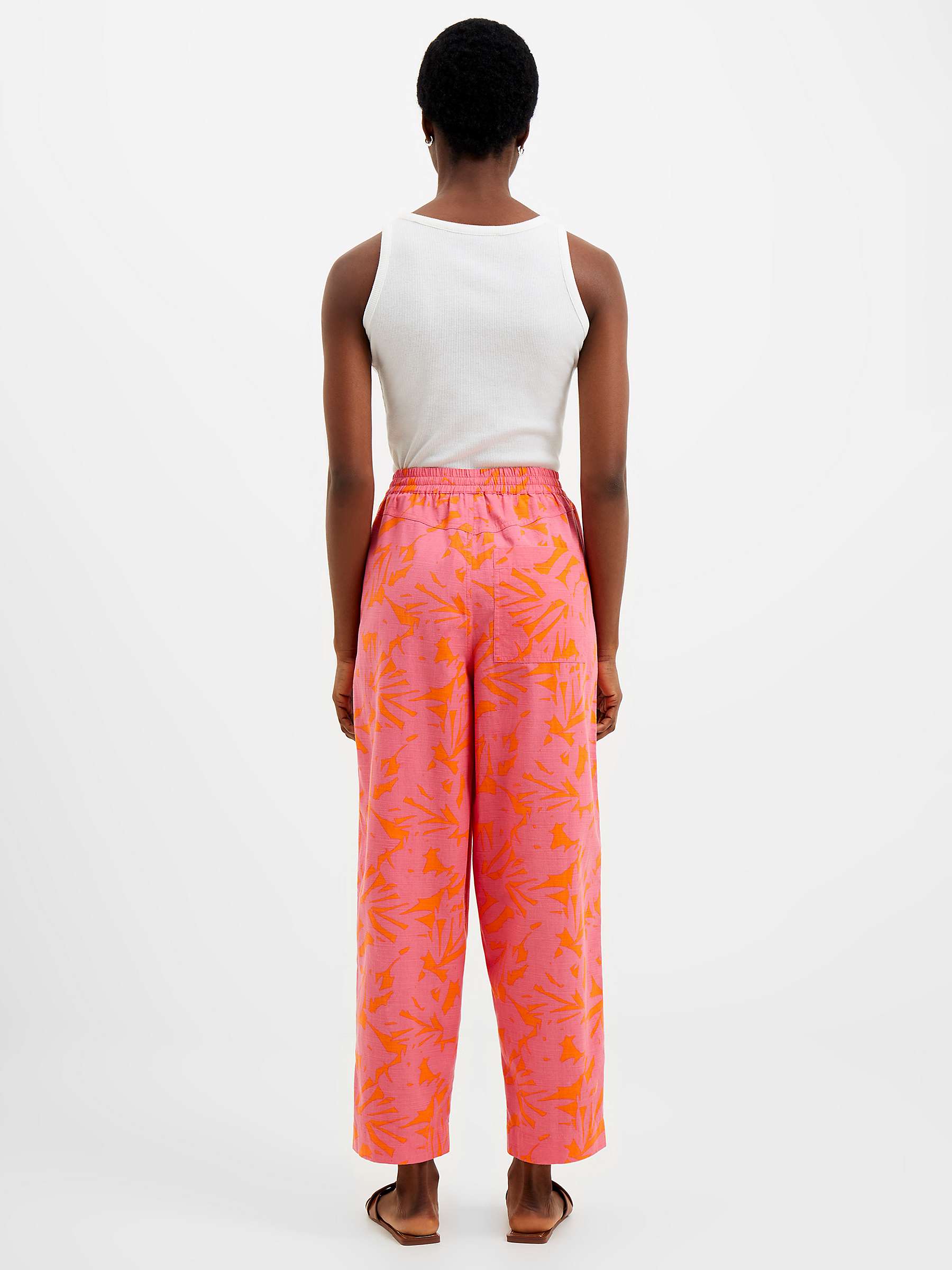 Buy French Connection Bia Alania Trousers, Orange Online at johnlewis.com