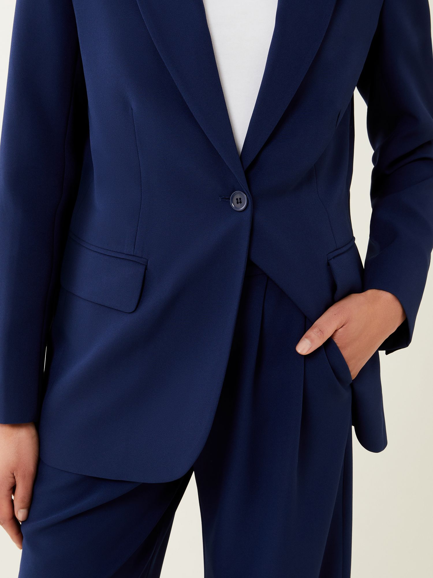 Women's Navy Blue Suit Jacket