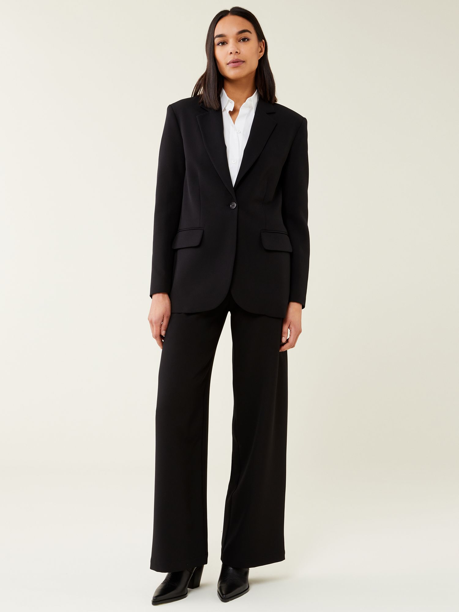 Finery Kaiya Blazer Black at John Lewis Partners